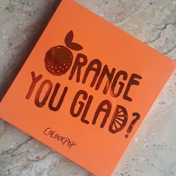ColourPop Orange You Glad Eyeshadow Palette BNIB - Picture 9 of 13